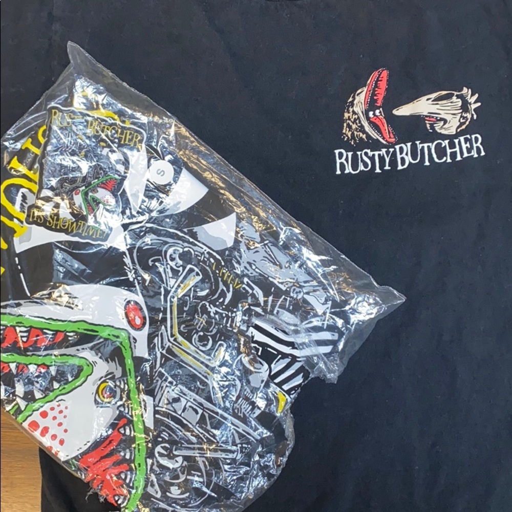 Rusty Butcher BeetleJuice graphic T shirt bundle